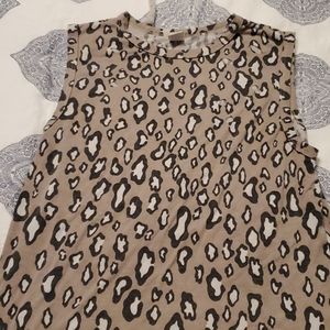 Leopard muscle tank
